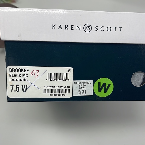 Karen Scott Womens Brooke Faux Suede Slingback Pumps Size 7.5W - Picture 13 of 13